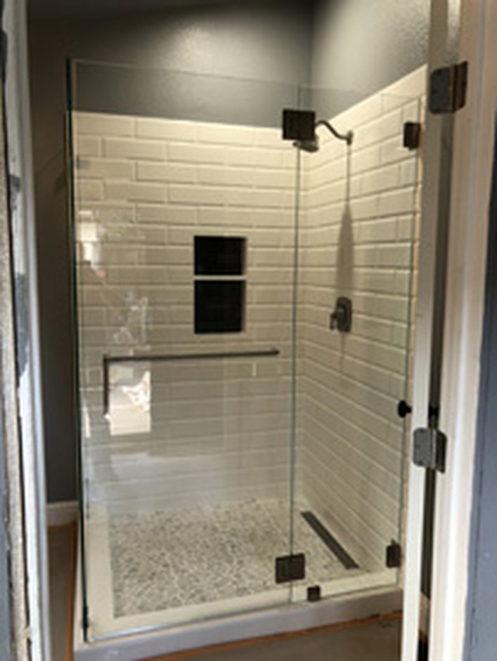 Shower enclosure by Bay Glass & Shower